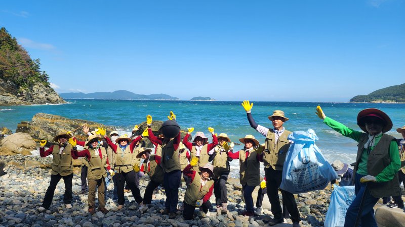 [지리산 전북]거제도 해양 쓰래기수거 활동