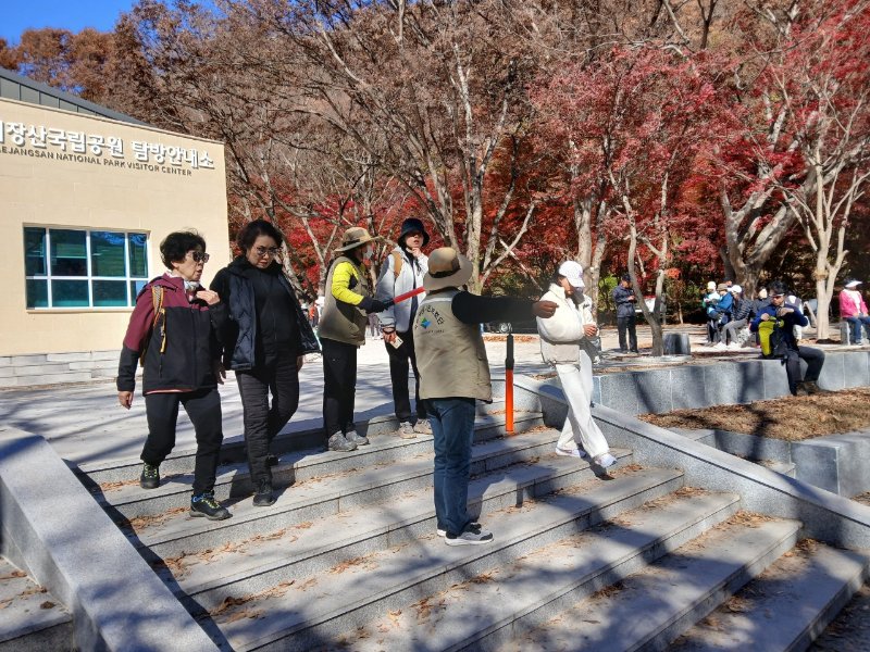 내장산 성수기 지원 활동